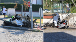 Minho: Jovem de 19 anos das Taipas em estado crítico depois de despiste que partiu carro a meio